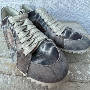 Pedro Garcia Tie Dye Leather Platform Sneakers EU 39.5 NWOB